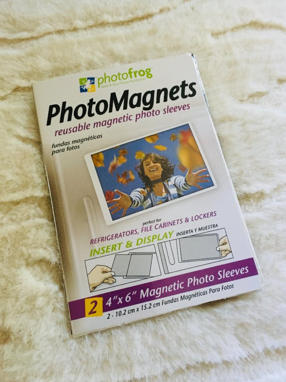 Photofrog Magnetic Photo Sleeves 4x6 Pack of 2 Refrigerator/Locker Magnets #4